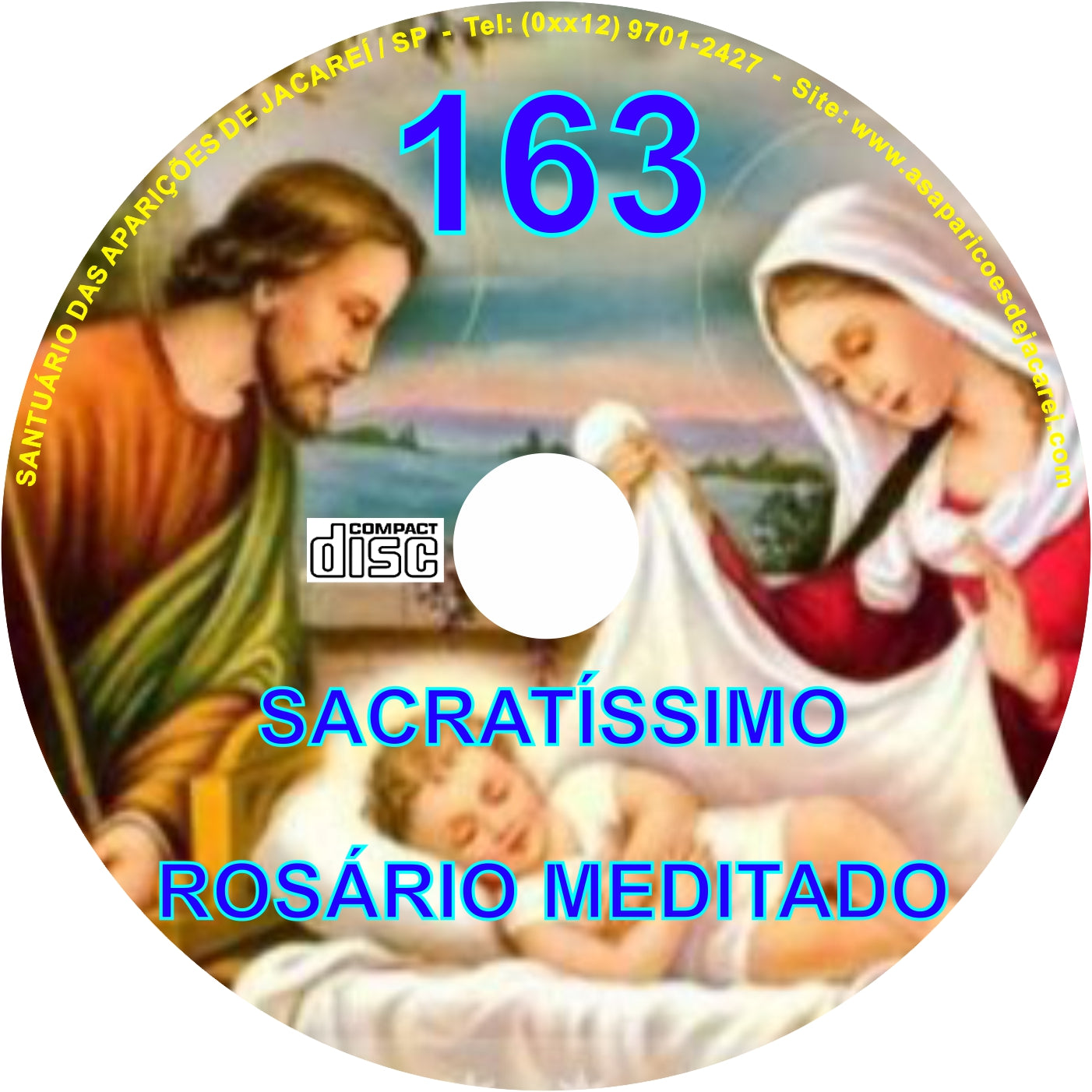 CD Rosário Meditado 163 CD Rosário Meditado 163